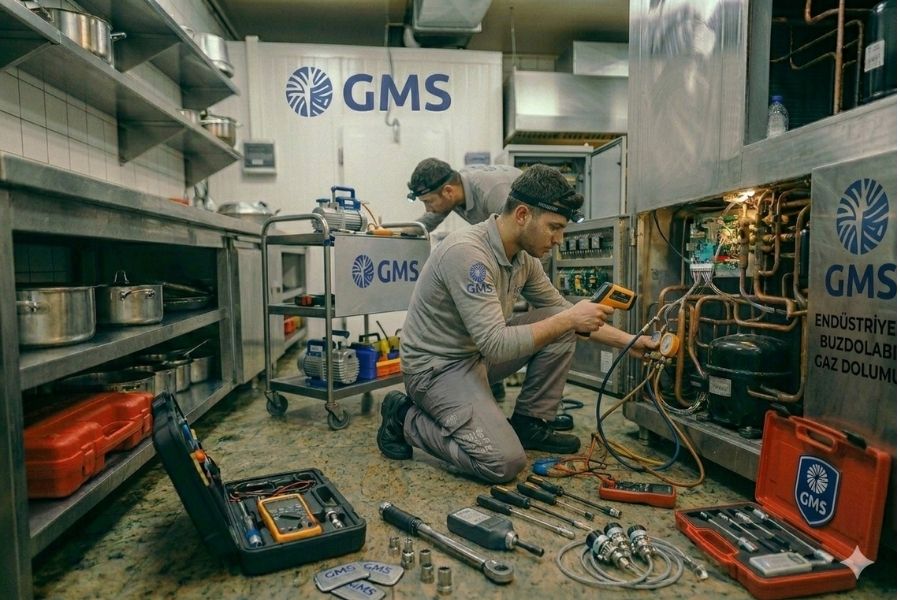 Şişli Endüstriyel Dolap Gaz Dolumu